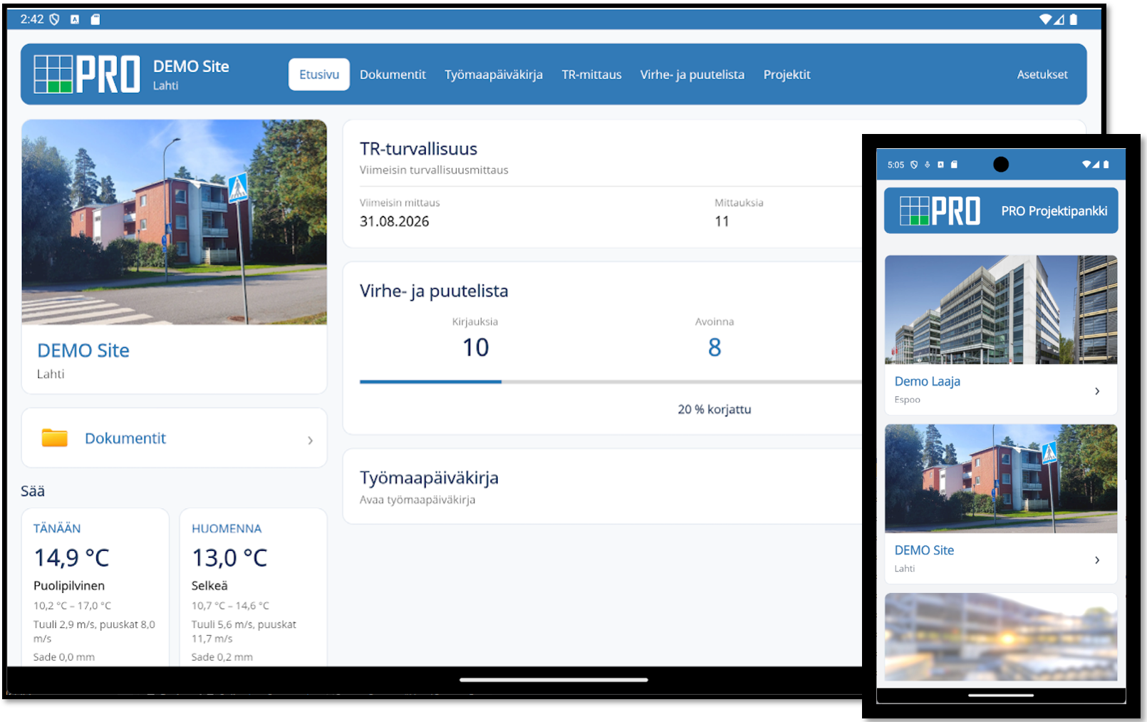 PRO Projektipankki App